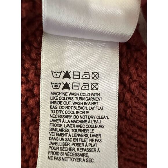 Lucky Brand Women's V-Neck Pullover Sweater Brown Size L - Picture 7 of 7